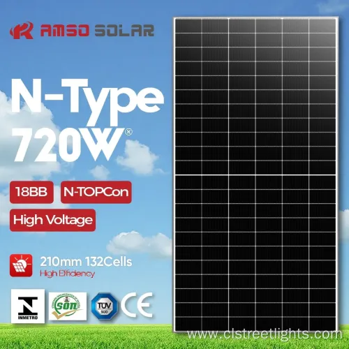 Chinese Factory 700W Mono Solar Panel for Home and Industry